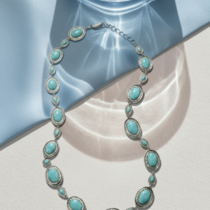 Large Turquoise Stone Chain Belt