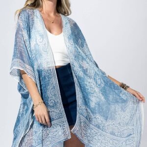 Moonshadow Paisley Kimono