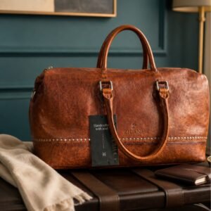 Zidana Sundown Plains Veg Tanned Leather Traveller Bag