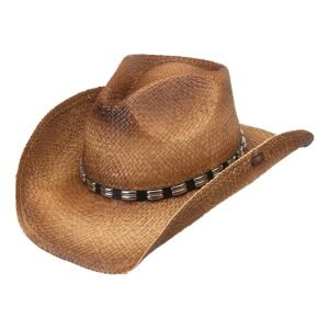 Bret Straw Western Cowboy Hat